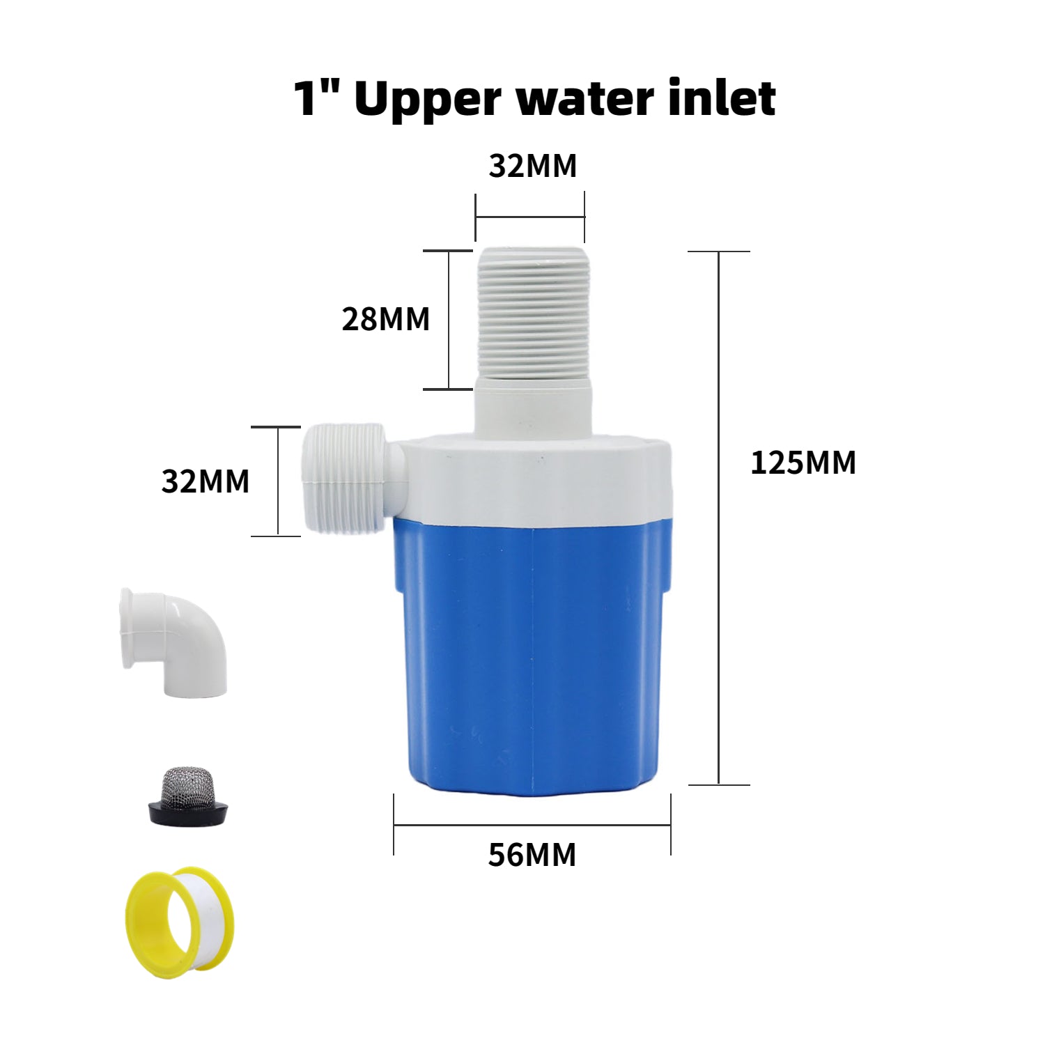 1" Automatic Float Valve – Large Water Tank Level Controller
