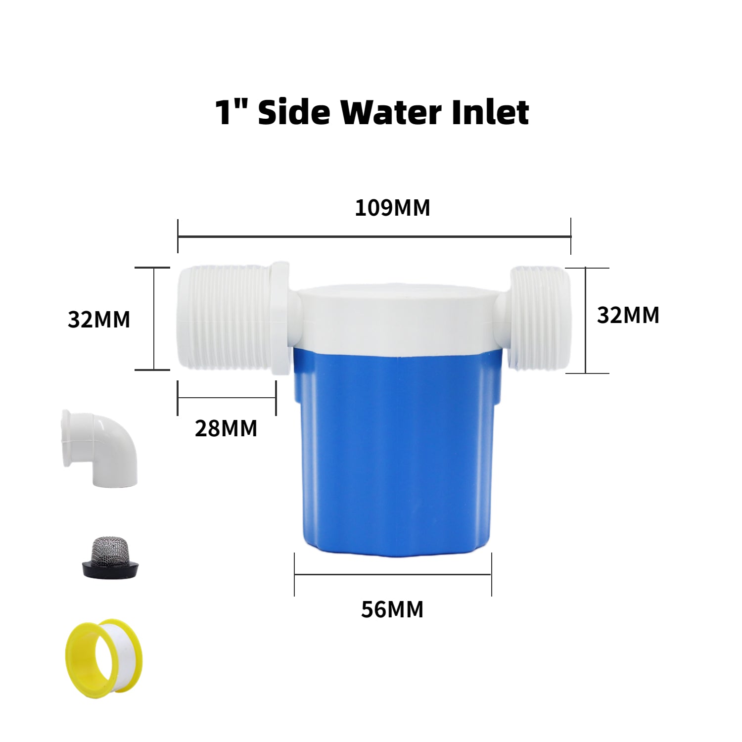 1" Automatic Float Valve – Large Water Tank Level Controller