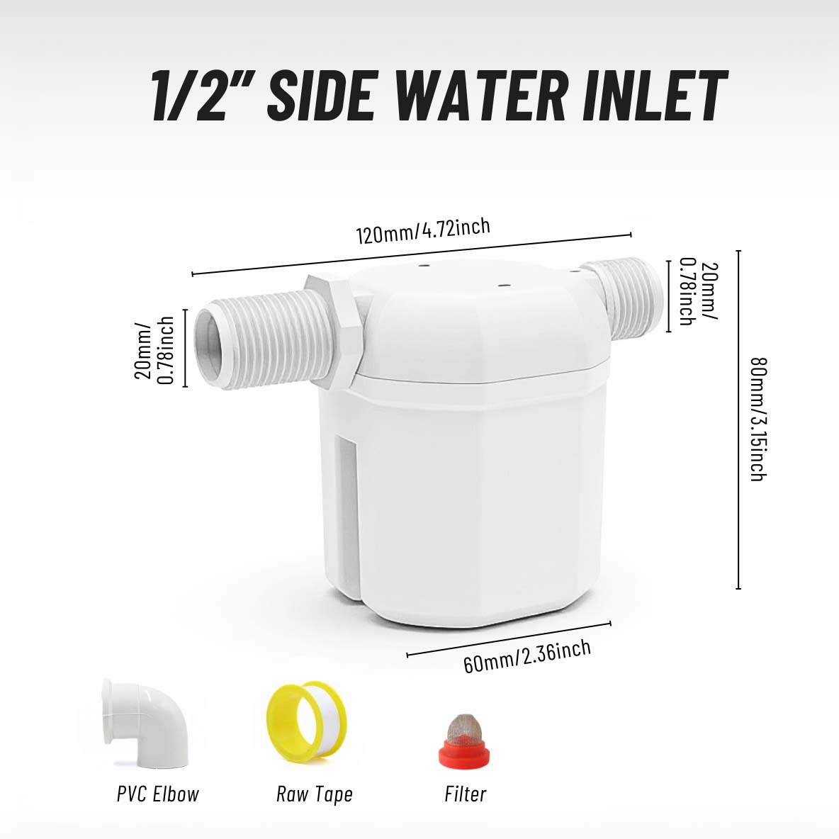 Automatic water level control valve