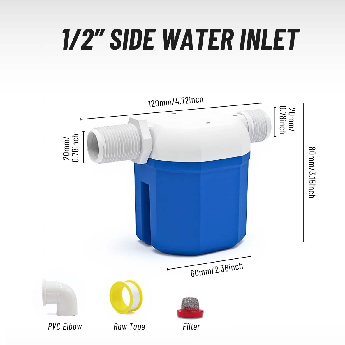 Automatic water level control valve