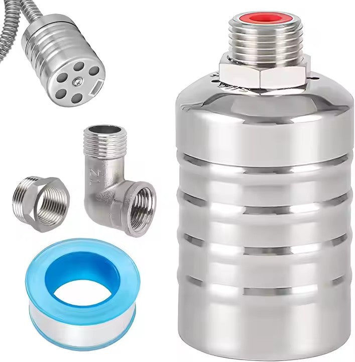 304 Stainless Steel Float Valve - Non-Electric Water Level Controller for Tanks, Cisterns & Troughs (Available in 1/2", 3/4", 1")